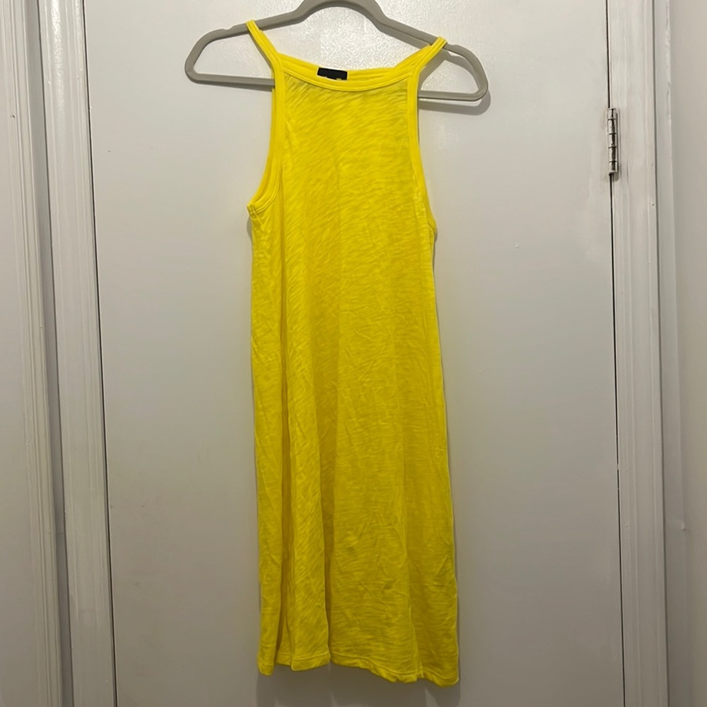 ATM Womens Dress Jersey High Neck Tank Midi Dress